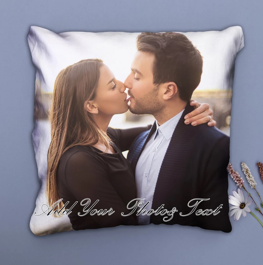 Custom Photo Pillowcase Add Picture Personalized Pillow Canvas Home Decor Housewarming Christmas Gift